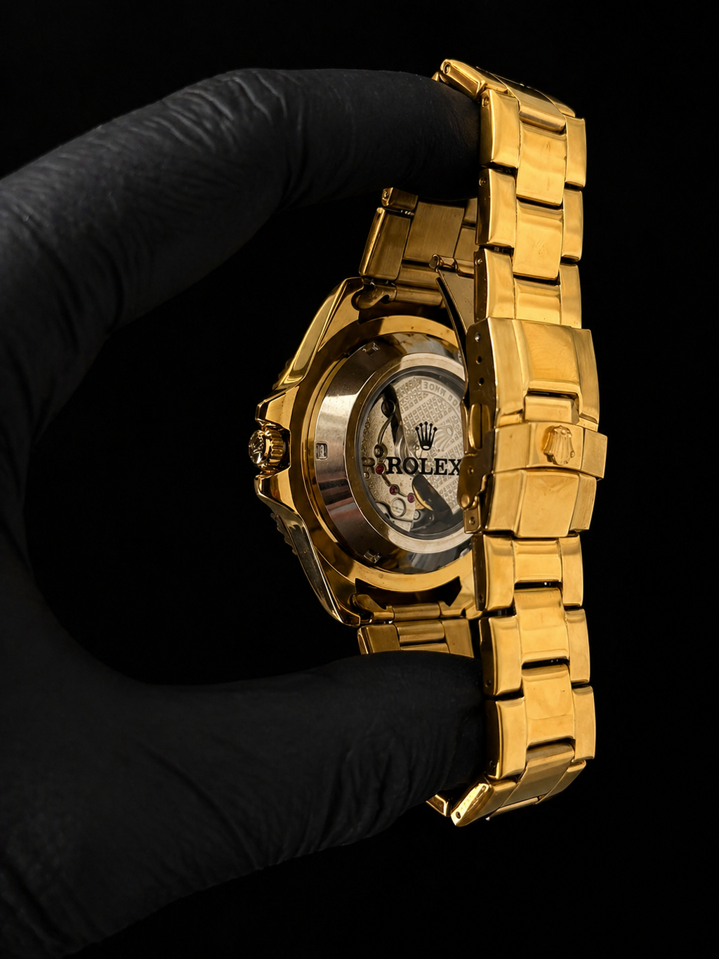 Rolex New Dorado Tablero Negro