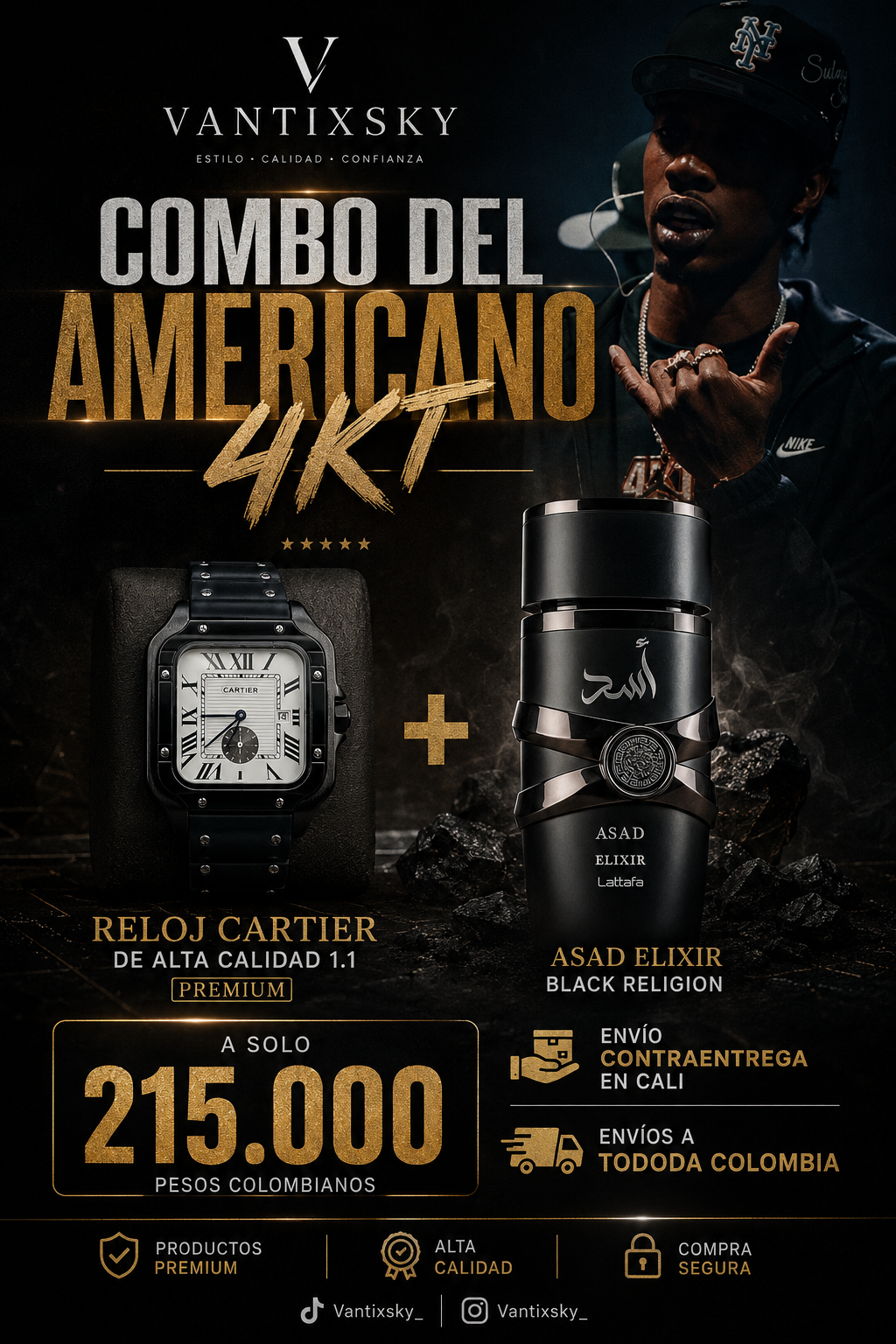 Combo Del Americano4kt